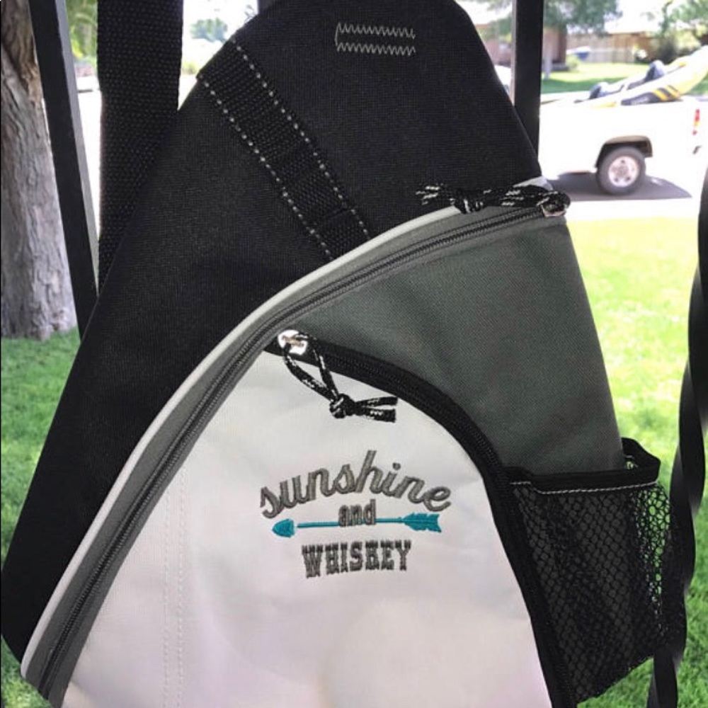 NEW sunshine and whisky sling bag